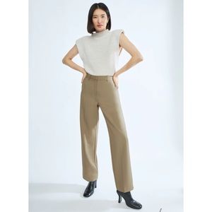 ARITZIA BABATON AGENCY PANT SIZE 2 taupe beige